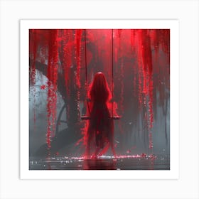 Girl With Red Hair 1 Art Print