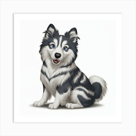 Husky Dog 4 Art Print