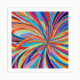 Abstract Swirl Background Art Print