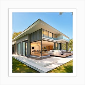 3D Home Art Design 2 Art Print