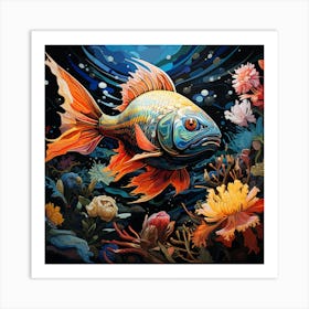 Goldfish 12 Art Print