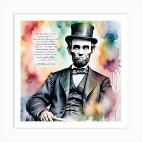 Abraham Lincoln 12 Art Print