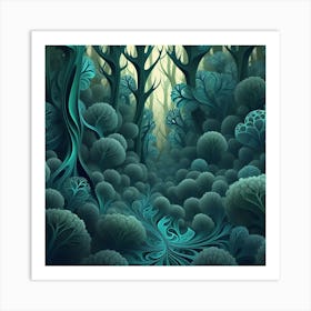 Fantasy Forest 30 Art Print