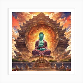 Buddha Image Myanmar 1 Art Print