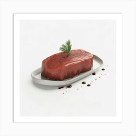 Beef Steak (70) 1 Art Print