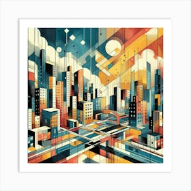 Cityscape 44 Art Print