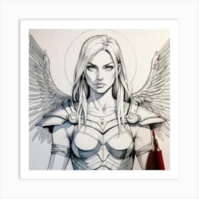 Angel Art Print