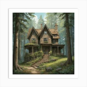 House In The Woods Art Print 1 1 Art Print