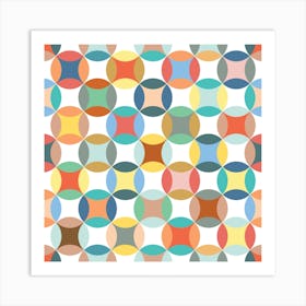 Abstract Circles Art Print