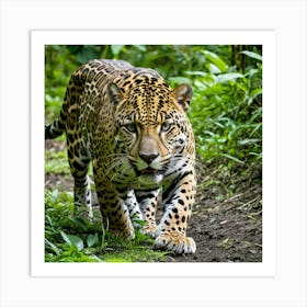 Jaguar In The Jungle 3 Art Print