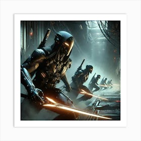 Nightblade Assassins Converted Art Print