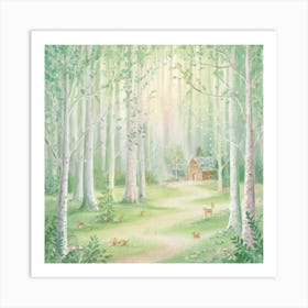 Birch Forest 11 Art Print