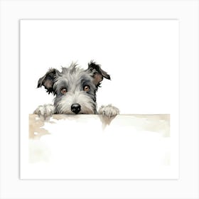 Schnauzer Dog 1 Art Print