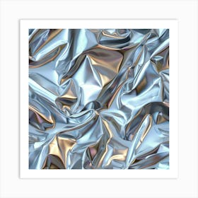 Metallic Foil Background 2 Art Print