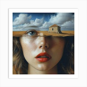 'The House In The Sky' Art Print