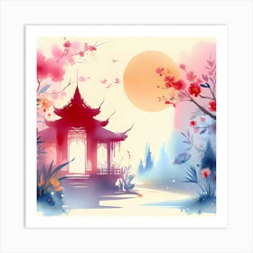 Chinese Pagoda 5 Art Print