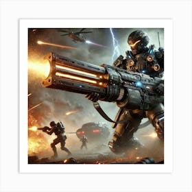 Sci Fi Darkstorm Suppression Teams 1024x1024 1 Art Print