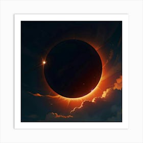 Solar Eclipse Art Print