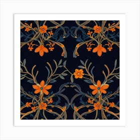 Floral Pattern 25 Art Print