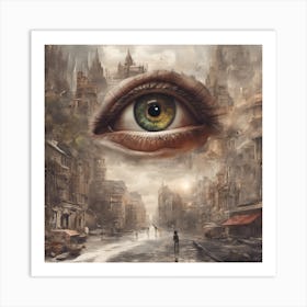 We have the same eye, but we do not have the same freshness Art Print