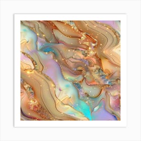 Luxe Marble (1) Art Print