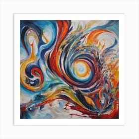 Swirl Abstract Art Print