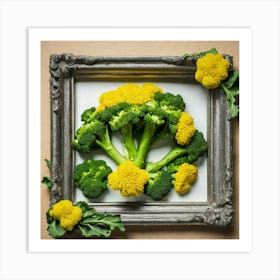 Framed Broccoli 2 Art Print