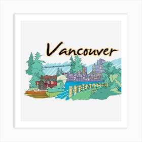 Vancouver Art Print