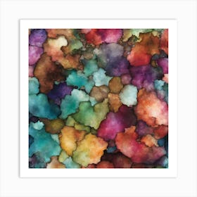 Abstract Watercolor Painting Art Print