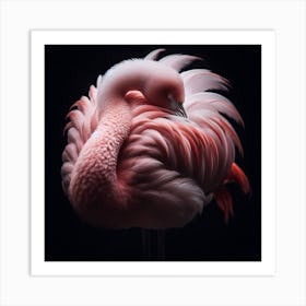 A flamingo 2 Art Print