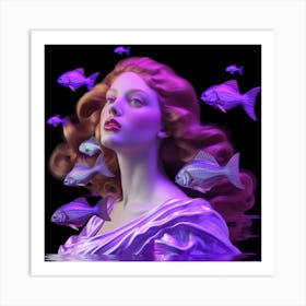 Magic021 The Birth Of Venus By Person In The Style Of Feminine 1 Art Print