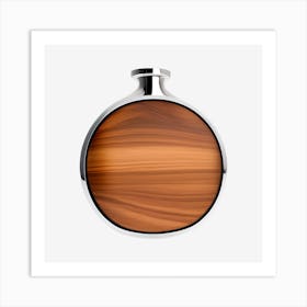 Wooden Flask Art Print