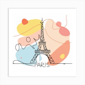 Paris Eiffel Tower 13 Art Print