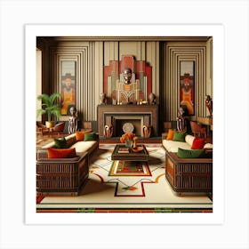 Afghanistan Living Room Art Print