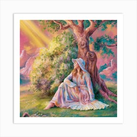 Angel Of The Forest Art Print