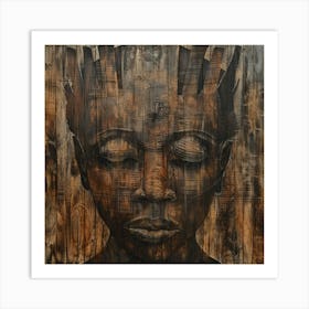 Afro African Art Art Print