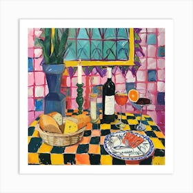 Trattoria Degli Amici Trattoria Italian Food Kitchen Art Print