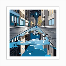 Gutter &stars 10 vector art Art Print