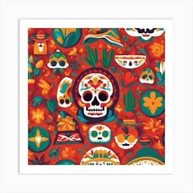 Day Of The Dead 54 Art Print