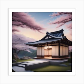 Japanese Pagoda Art Print