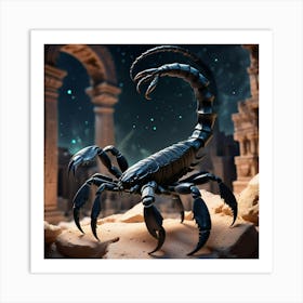 Scorpion In The Desert 1 Art Print