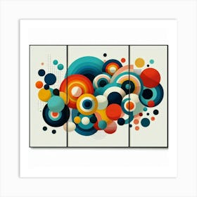 Abstract Circles 33 Art Print