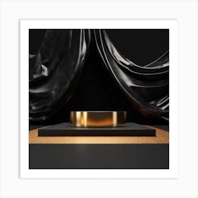 Golden lux Product Background V3 Art Print