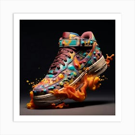 Nike Air Force 1 High Art Print