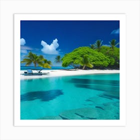 Tropical Island Art Print