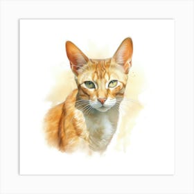 Bali Cat Portrait 3 Art Print