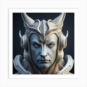 Demon Head 1 Art Print