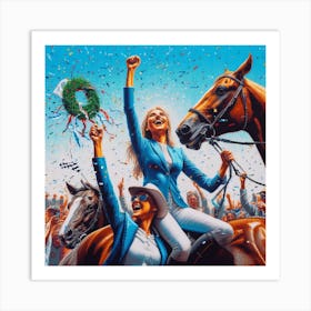 Equine Celebration Art Print