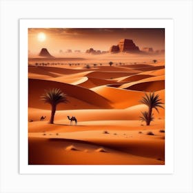 Desert Landscape 80 Poster