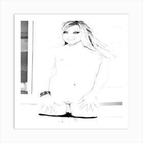 Nude Girl 1 Art Print